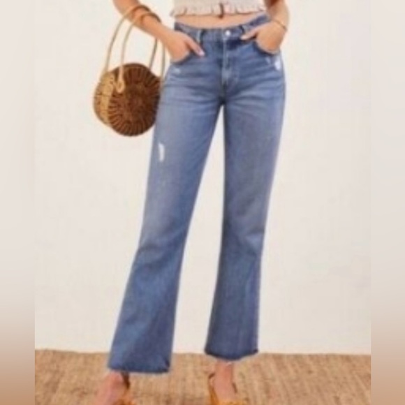 Reformation Olympic Cropped Jeans - Picture 1 of 5